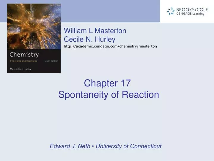 chapter 17 spontaneity of reaction