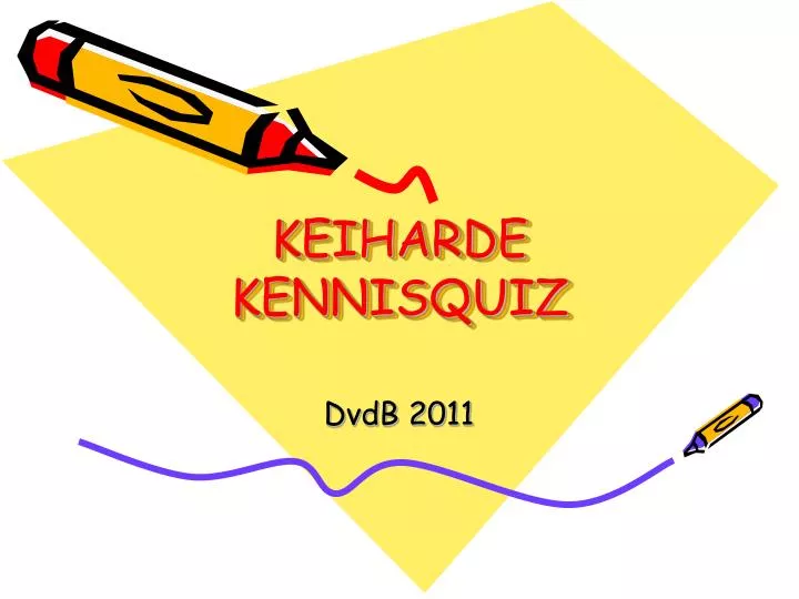 keiharde kennisquiz