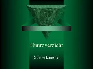 huuroverzicht