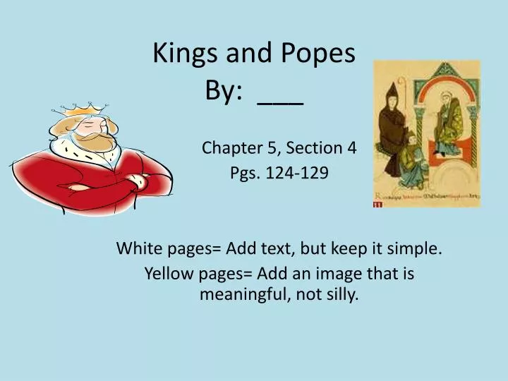 kings and popes by