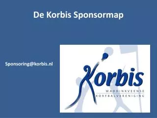 de korbis sponsormap