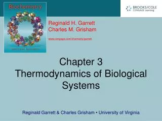 Chapter 3 Thermodynamics of Biological Systems