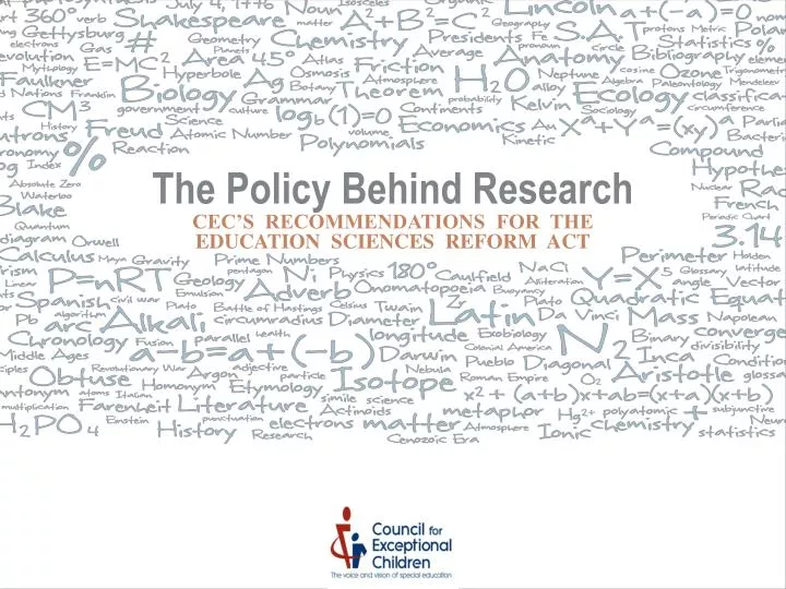 the policy behind research