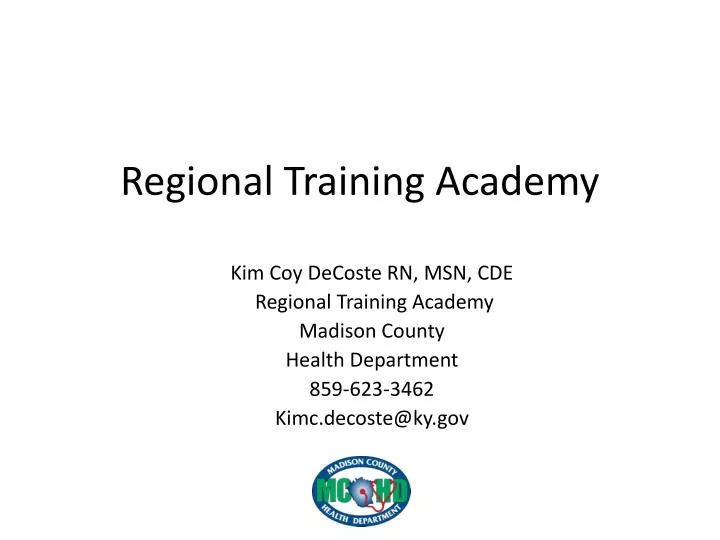 regional training academy