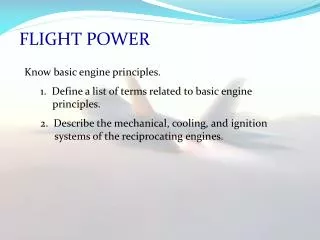 FLIGHT POWER