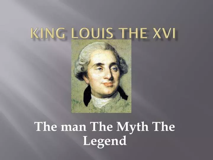 king louis the xvi