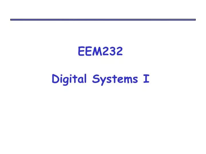 eem 23 2 digital systems i