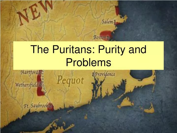 the puritans purity and problems