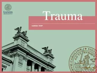 trauma