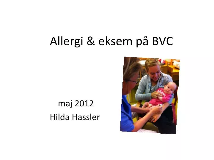 allergi eksem p bvc