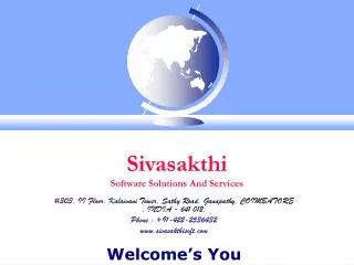 Sivasakthi Software Solutions And Services