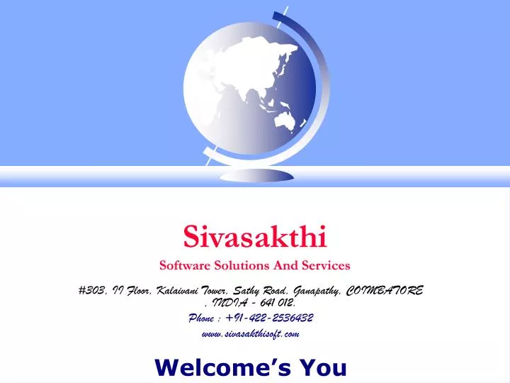 sivasakthi software solutions and services