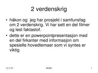 2 verdenskrig