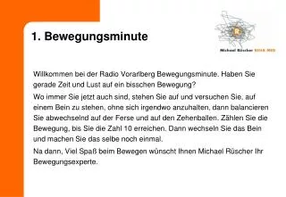 1 bewegungsminute