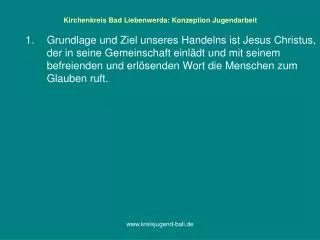kirchenkreis bad liebenwerda konzeption jugendarbeit