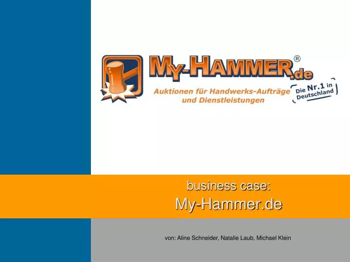 business case my hammer de