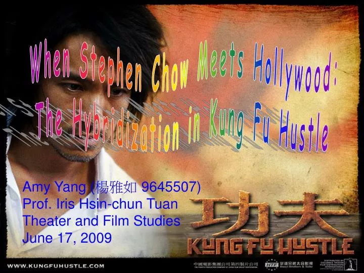 amy yang 9645507 prof iris hsin chun tuan theater and film studies june 17 2009