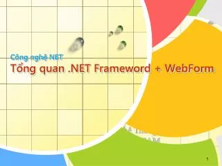 c ng ngh net t ng quan net frameword webform