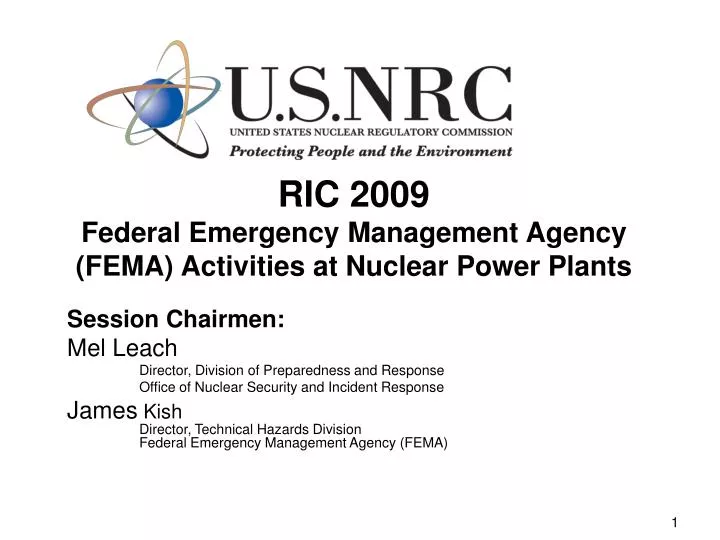 ric 2009 federal emergency management agency fema activities at nuclear power plants