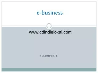 e business