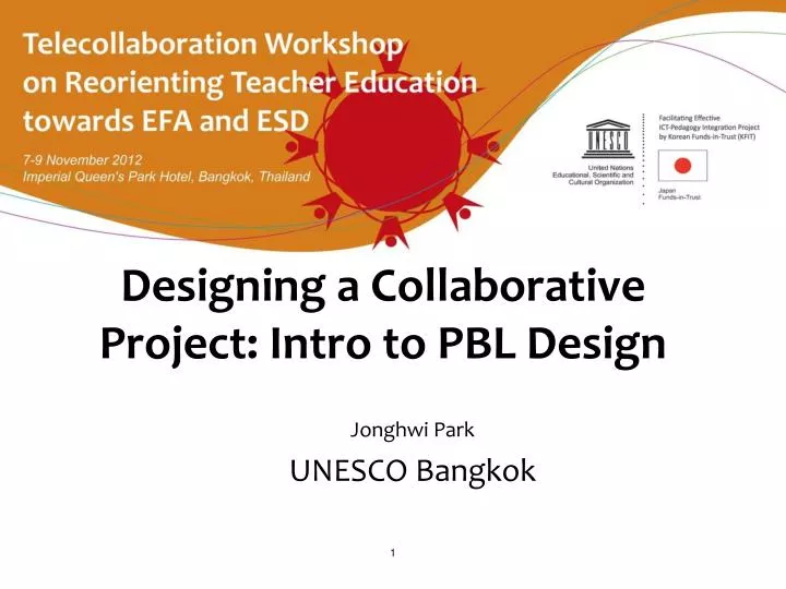 designing a collaborative project intro to pbl design
