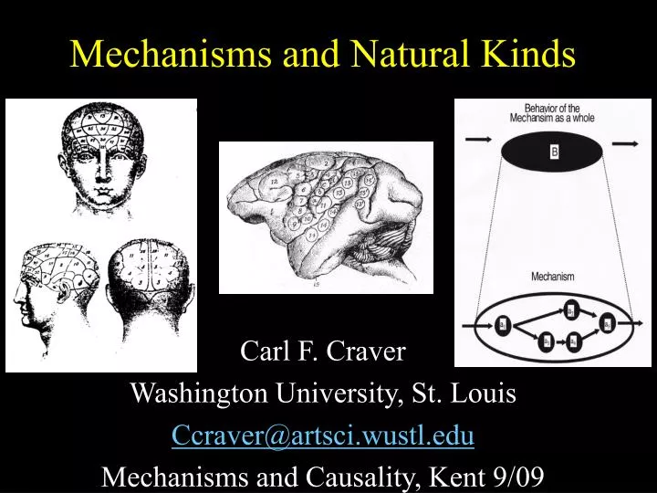 mechanisms and natural kinds