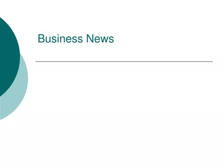 business news