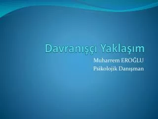 davran yakla m