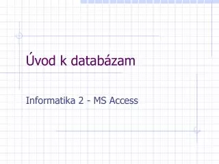 vod k datab zam