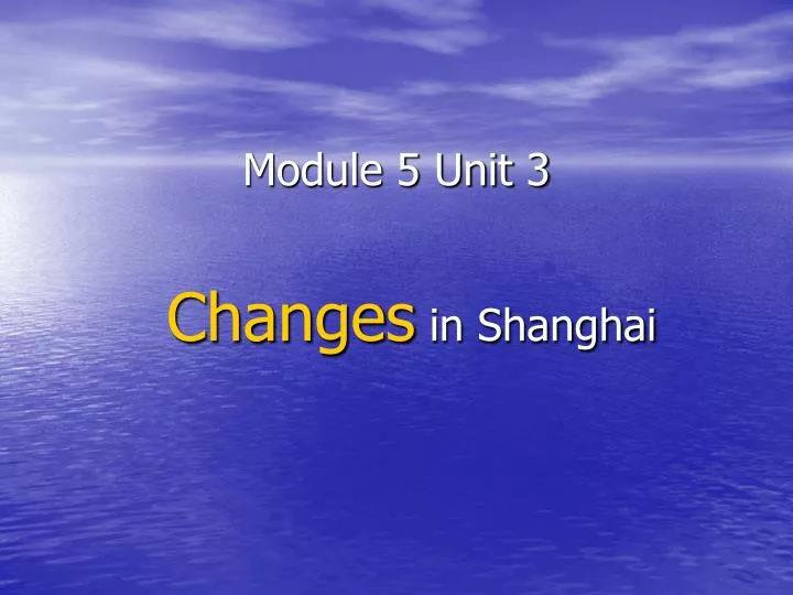 module 5 unit 3