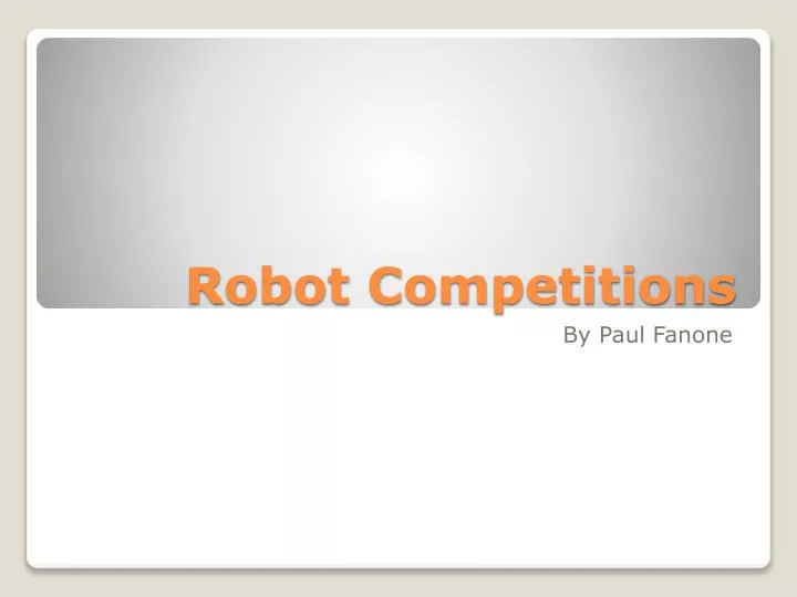 robot competitions