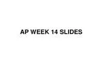 AP WEEK 14 SLIDES