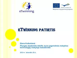 etwinning patirtis