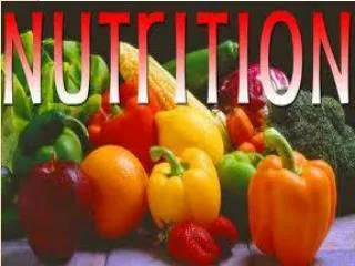 NUTRITION AND ITS RELATION TO BODY FUNCTIONS. PREMED1 PRESENTATION BY