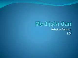 medijski dan