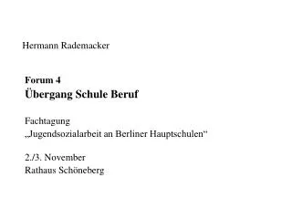 hermann rademacker