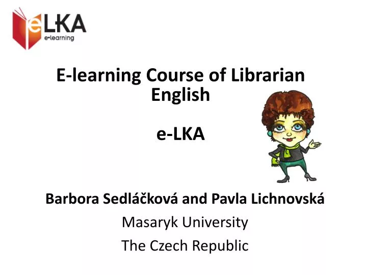 e learning c ourse of librarian english e lka