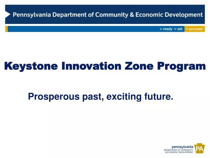 keystone innovation zone program