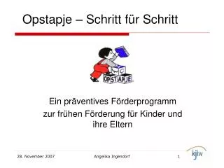 opstapje schritt f r schritt