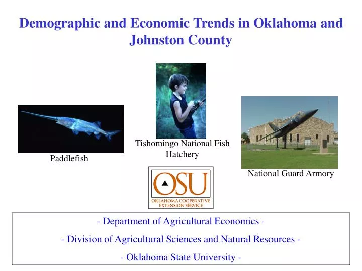 demographic and economic trends in oklahoma and johnston county