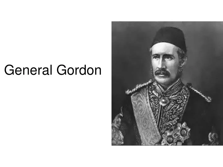 general gordon
