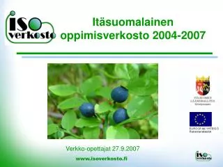 it suomalainen oppimisverkosto 2004 2007