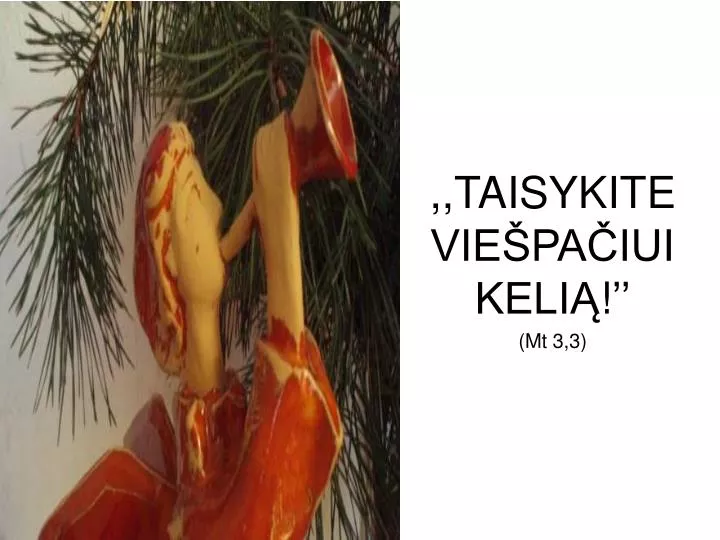 taisykite vie pa iui keli mt 3 3