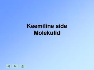 keemiline side molekulid