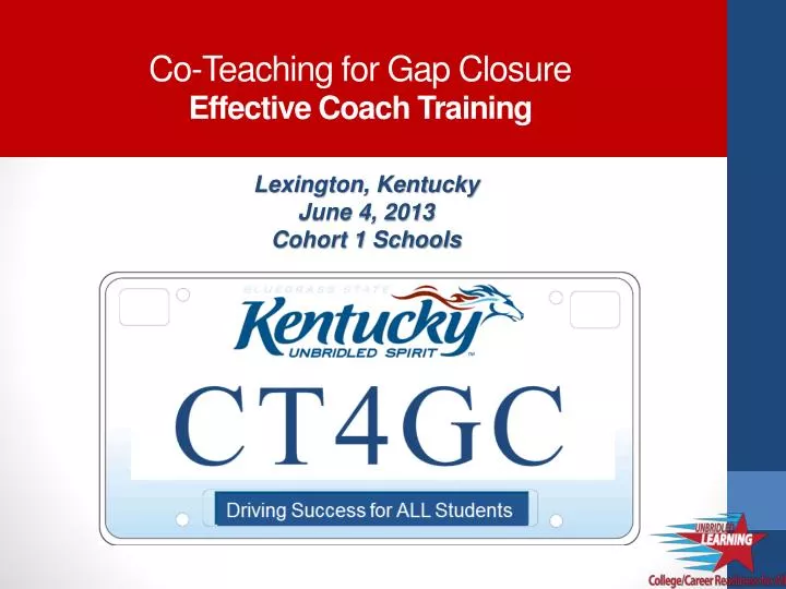 co teaching for gap closure effective coach training