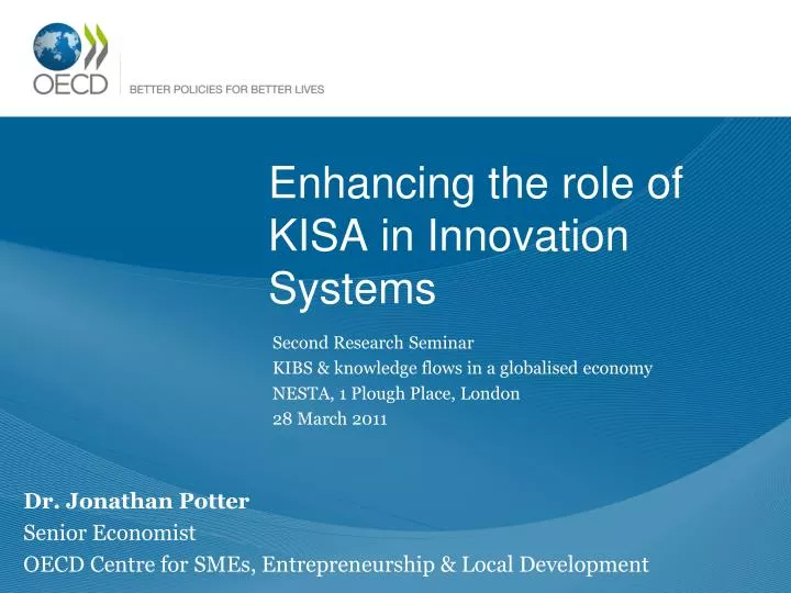 enhancing the role of kisa in innovation systems