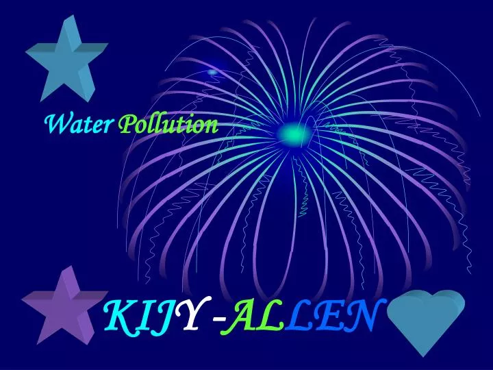 water pollution