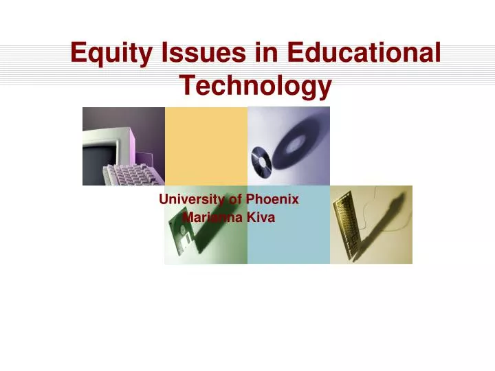 equity issues in educational technology