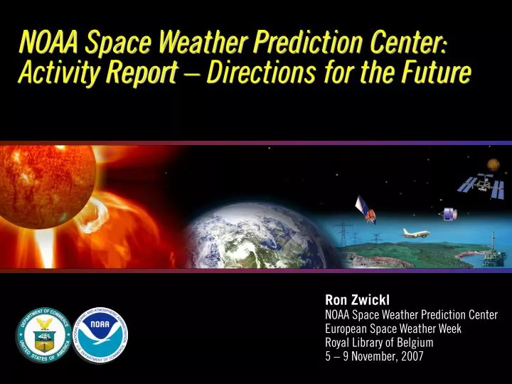 noaa space weather prediction center activity report directions for the future