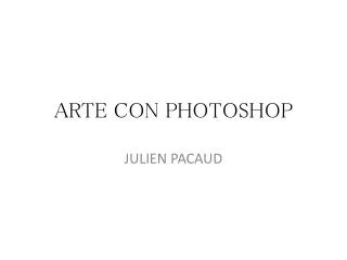 arte con photoshop